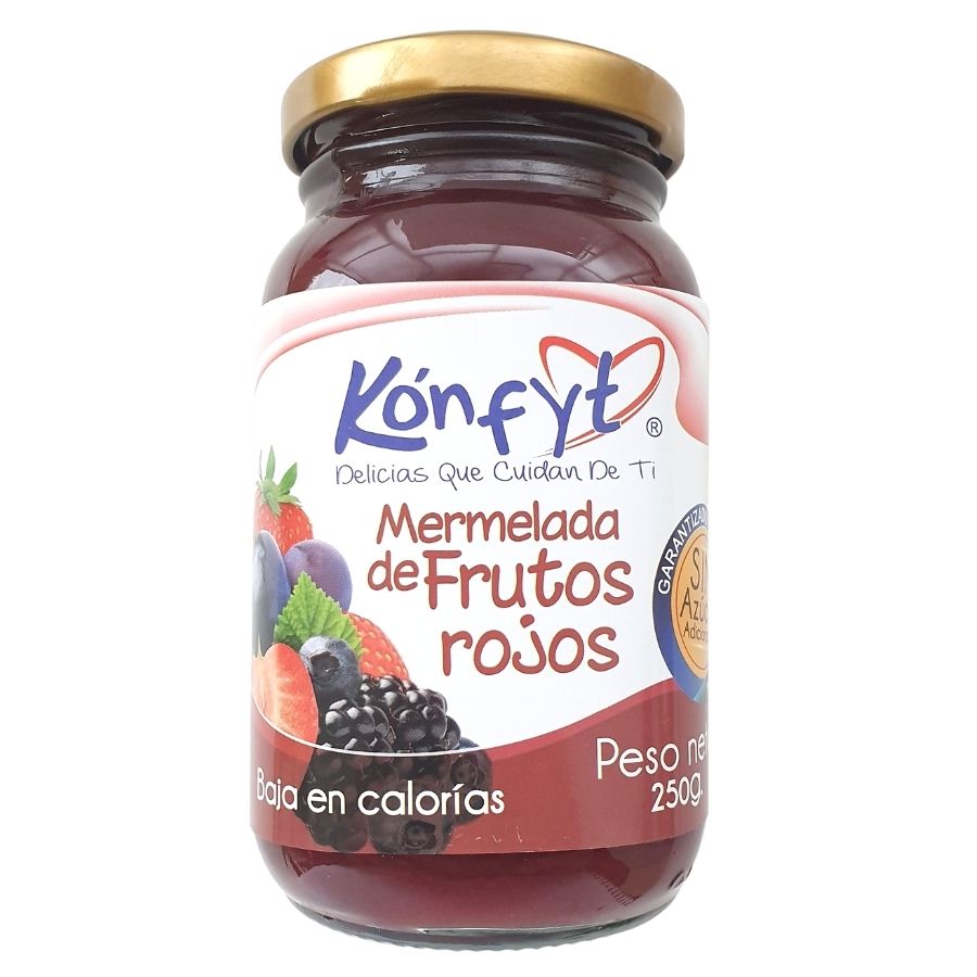 Mermelada de Frutos Rojos Sin Azúcar KONFYT x 250 Gramos - Amarte Market