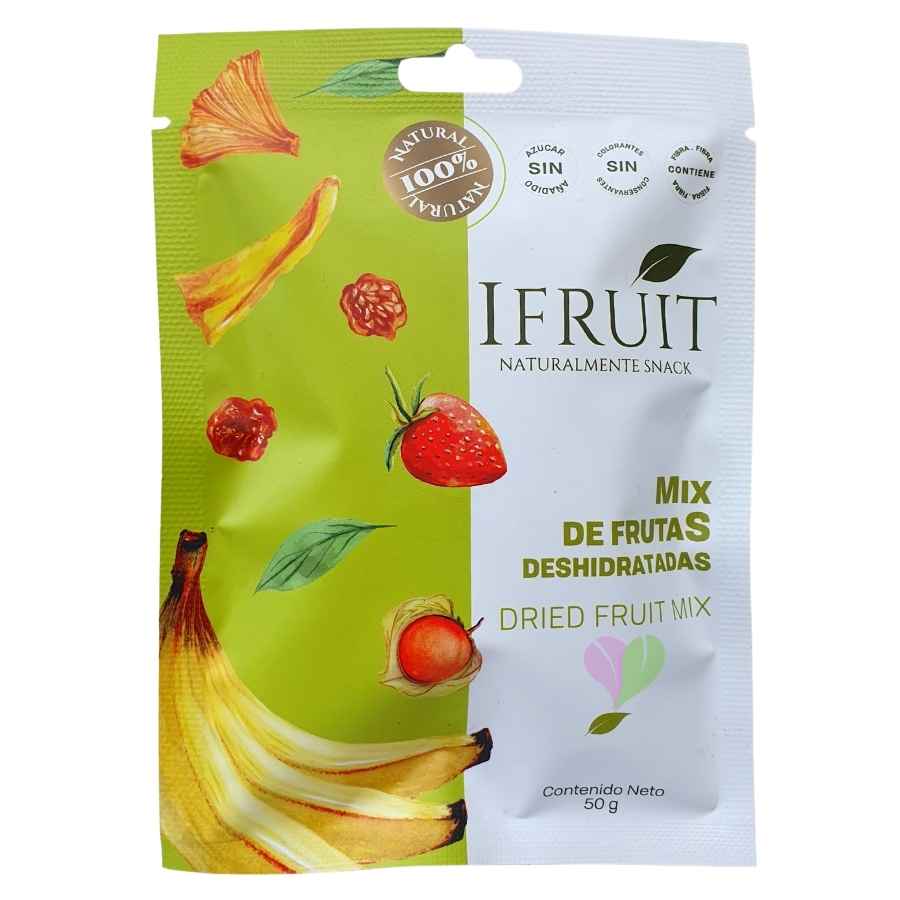 Mix de Fruta deshidratada y Granos Secos Peso 130 gr