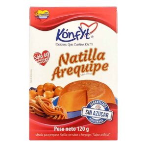 Mezcla Natilla de Arequipe Sin Azúcar KONFYT