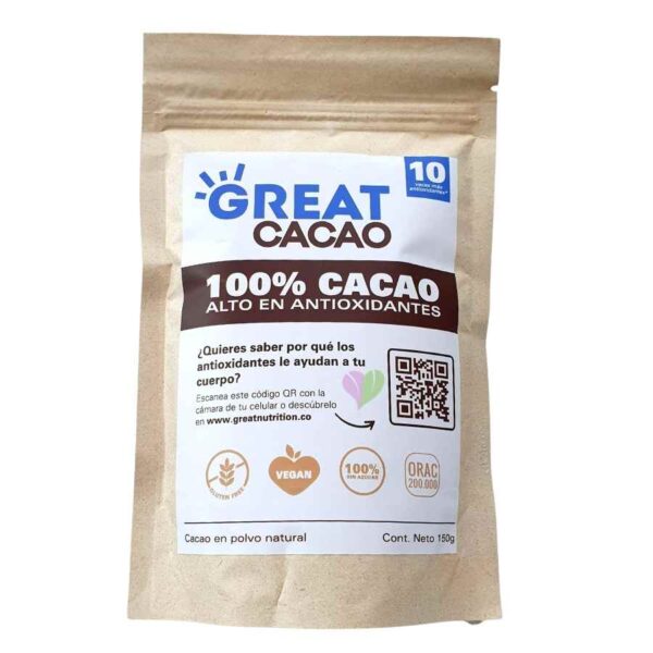 Cacao en Polvo GREAT NUTRITION