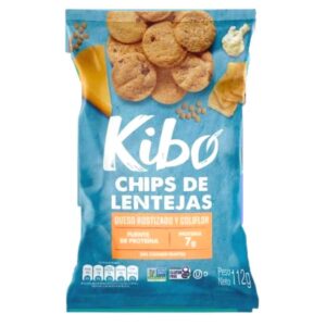 Chips de Lentejas sabor Queso KIBO x 28 Gramos