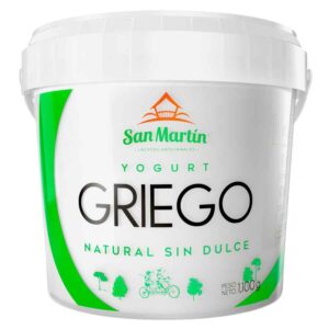 Yogurt Griego Natural Sin Endulzantes SAN MARTÍN x 1100 Gramos