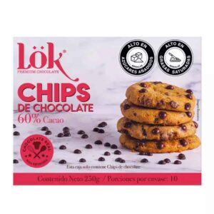 Chips de Chocolate al 60% LOK x 250 Gramos