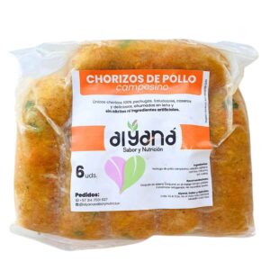 Chorizos de Pollo Ahumado AIYANA x 6 Unidades
